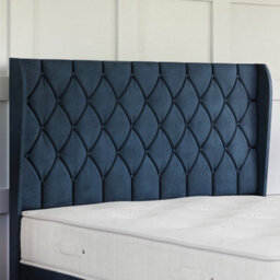 Divan Base Direct Plush Marine Ottoman Divan 5Ft King Size Side Lift Ottoman + Buckingham Floor Standing Headboard - thumbnail 3