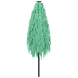 Walplus Garden Parasol With Steel Pole Green 223X223X213 Cm - thumbnail 6