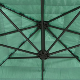 Walplus Garden Parasol With Steel Pole Green 223X223X213 Cm - thumbnail 8