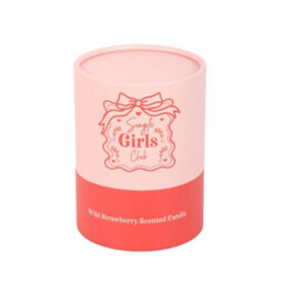 Something Different Single Girls Club Wild Strawberry Scented Candle Red/pastel Pink (One Size) - thumbnail 2