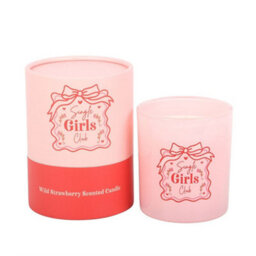 Something Different Single Girls Club Wild Strawberry Scented Candle Red/pastel Pink (One Size) - thumbnail 3
