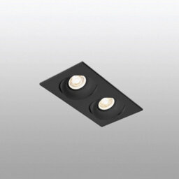 Luminosa Lighting Luminosa Arg Tiltable Black Recessed Downlight 2X Gu10 - thumbnail 4