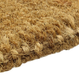 Jvl Eco Friendly Ryburn Plain Natural Coir Doormat 35X60Cm - thumbnail 2