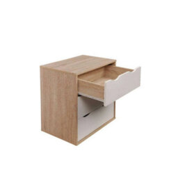 3 Drawer Chest Of Drawers Oak And White - thumbnail 4