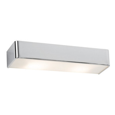 Luminosa Lighting Luminosa Rodan 30Cm Flush Wall Lamp Chrome - image 1