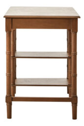 Orsina Classic Design Natural Wood Desk, Functional Computer Desk For Office, Spindle Legs Design Desk For Library - thumbnail 4