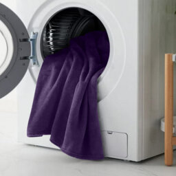 Bedlooms Purple Blanket, Reversible & Lightweight Couch & Bed Throw Blanket, King 200X240Cm - thumbnail 7
