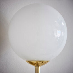 Anson Lighting Consort Brushed Gold And Opal Glass 1 Light Wall Light - thumbnail 6