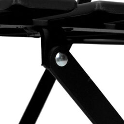 Living And Home Black 3-Piece Outdoor Folding Bistro Set - thumbnail 6