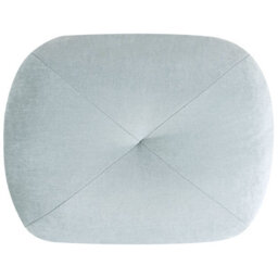 Wyld And Coco Nova Single Sofa Pouffe Bed In Light Blue Chenille, Convertible 1-Seater Sleeper - thumbnail 9