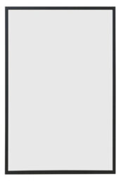 Mirroroutlet The Artus Black Aluminium Edged Wall Mirror 40Cm X 60Cm - thumbnail 2