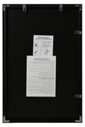 Mirroroutlet The Artus Black Aluminium Edged Wall Mirror 40Cm X 60Cm - thumbnail 5