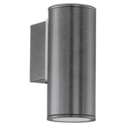 Ip44 Rated Anthracite Outdoor Wall Light With Gu10 Bulb - thumbnail 1