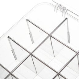 Living And Home Transparent 16-Compartment Underwear Drawer Organizer, 28.7Cm W X 23.7Cm D X 10.5Cm H - thumbnail 5