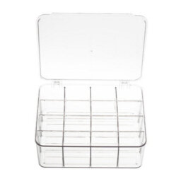 Living And Home Transparent 16-Compartment Underwear Drawer Organizer, 28.7Cm W X 23.7Cm D X 10.5Cm H - thumbnail 1
