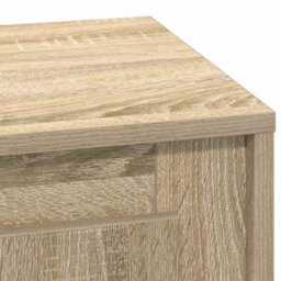 Berkfield Bedside Cabinet With Led Lights Sonoma Oak 44X34,5X45 Cm - thumbnail 9