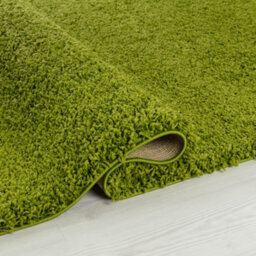 Wadan 80X150Cm Green Shaggy Rug - Rectangular Soft Touch Thick Pile Modern Area Rug - Rugs For Living & Bedroom Non Shedding - thumbnail 2