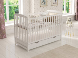 Love For Sleep Jacob Cot Bed 120X60Cm With Drawer & Microfiber Quilted Mattress - thumbnail 1