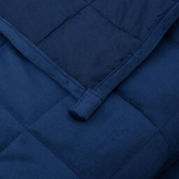 Vidaxl Weighted Blanket Blue 150X200 Cm 7 Kg Fabric Weighted Blankets - thumbnail 5