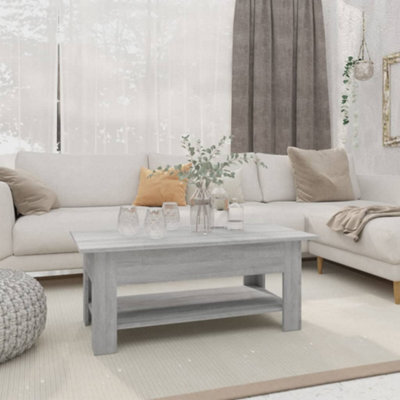 Vidaxl Coffee Table Grey Sonoma 102X55X42 Cm Engineered Wood - image 1