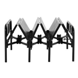 Thehotsale Single Black Guest Folding Metal Bed Frame, 89Cm(W) X 194Cm(D) X 80.6Cm(H) - thumbnail 4