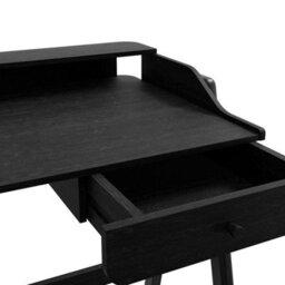 Wyld Haus Heppt Black Wood Veneer Desk With 1 Drawer - thumbnail 6