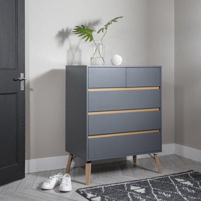 Nöa & Nani Noa & Nani Chest Of Drawers 3+2 Drawer In Silk Grey Otto - image 1