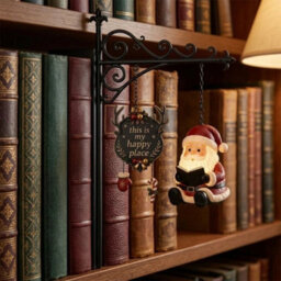 Library Lantern-Decorative Bookshelf Lighting Christmas Hanging Shelf Lamp Decor - thumbnail 4
