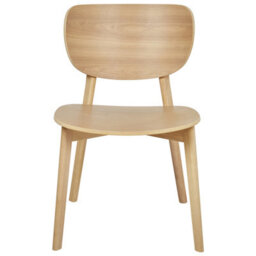 Beliani Set Of 2 Dining Chairs Overly Wood Light Brown - thumbnail 5