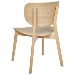 Beliani Set Of 2 Dining Chairs Overly Wood Light Brown - thumbnail 6