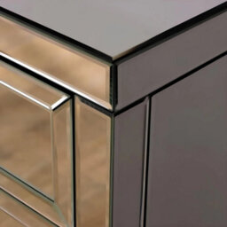 Interior Emporium Valencia Mirrored Chest Of 6 Drawers - Pre-Assembled - Plain - thumbnail 5