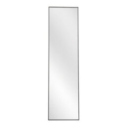Thehotsale Elegant Black Aluminum Alloy Frame Glass Full-Length Mirror Wall-Mounted Floor-Standing Dual-Use 40Cm W X 150Cm H - thumbnail 4