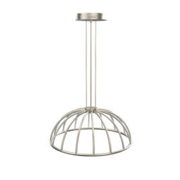 CGC Lighting Cgc Paraplu 2 Hemisphere 90Cm Satin Nickel Led Ceiling Pendant Light Chandelier - thumbnail 2