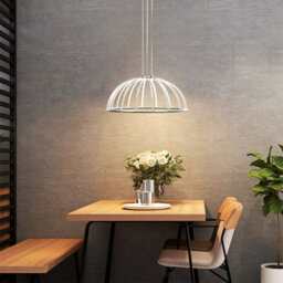 CGC Lighting Cgc Paraplu 2 Hemisphere 90Cm Satin Nickel Led Ceiling Pendant Light Chandelier - thumbnail 3
