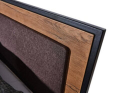 Arte Loft Ottoman Bed With Elegant Storage - Eu Super King Oak Lancelot & Black - H1000mm W1900mm D2160mm - thumbnail 4