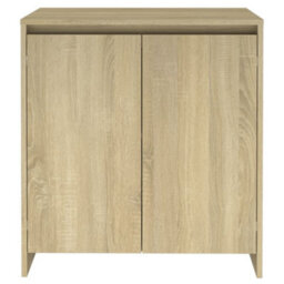 Berkfield Durable Sideboard Sonoma Oak 70X41X75 Cm Engineered Wood - thumbnail 6