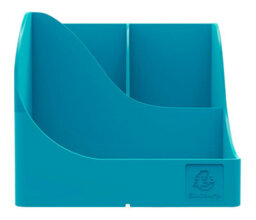 Exacompta - Sku 69534D - 1 Skandi Pen Wave Pencil Holder Pacific Blue - 5 Compartments - 4 High Compartments For Large Utensils - thumbnail 2