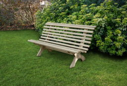 Forest Garden Kuba Wooden Garden Furniture Bench 1.5M - thumbnail 2