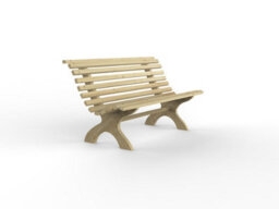 Forest Garden Kuba Wooden Garden Furniture Bench 1.5M - thumbnail 5