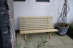 Forest Garden Kuba Wooden Garden Furniture Bench 1.5M - thumbnail 4
