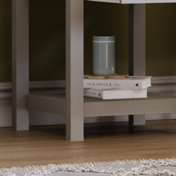 Lassic Vida Designs Arlington Grey 1 Drawer Side Table Coffee End Bedside Cabinet Nightstand - thumbnail 6