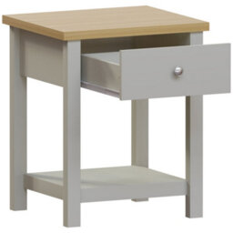 Lassic Vida Designs Arlington Grey 1 Drawer Side Table Coffee End Bedside Cabinet Nightstand - thumbnail 8