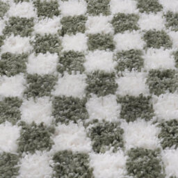The Rugs Moodi Shaggy Green Lunel Rug Runner Tartan Thick High Pile For Living Rooms, Bedrooms, Hallways, Kitchens - thumbnail 3