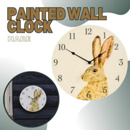 Smart Garden Marco Paul 12'' Battery Operated Round Clock - Hare - thumbnail 7