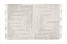 Esselle Home Arctic Maze Natural / Grey 120 X 170Cm Rug - thumbnail 1