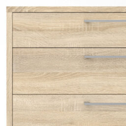 Wyld Haus Dris Natural Oak-Effect Office Filing Cabinet 4 Drawers - thumbnail 7