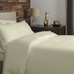 Belledorm Brushed Cotton Duvet Cover Lemon (Single) - thumbnail 2