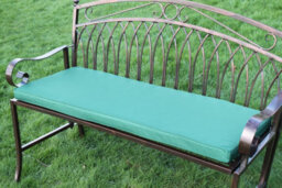 Garden Market Place Garden Furniture Cushion- Cushion For 2 Seater Metal Garden Bench -Green