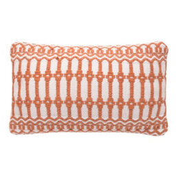 Country Living Outdoor Woven Terracotta Cushion - thumbnail 1