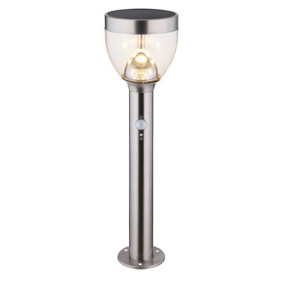 Luminosa Lighting Luminosa Solar Light Outdoor Bollard Stainless Steel Ip44 Led 3000K - image 1